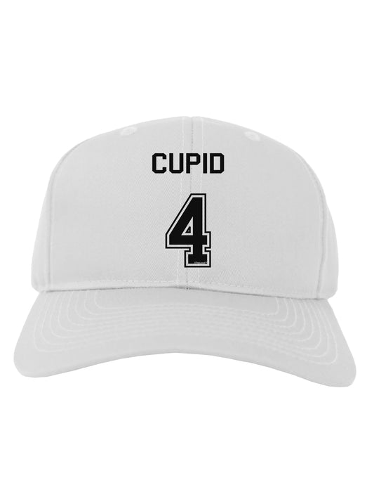 Reindeer Jersey - Cupid 4 Adult Baseball Cap Hat-Baseball Cap-TooLoud-White-One Size-Davson Sales