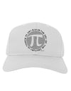 Ultimate Pi Day - Retro Computer Style Pi Circle Adult Baseball Cap Hat by TooLoud-Baseball Cap-TooLoud-White-One Size-Davson Sales