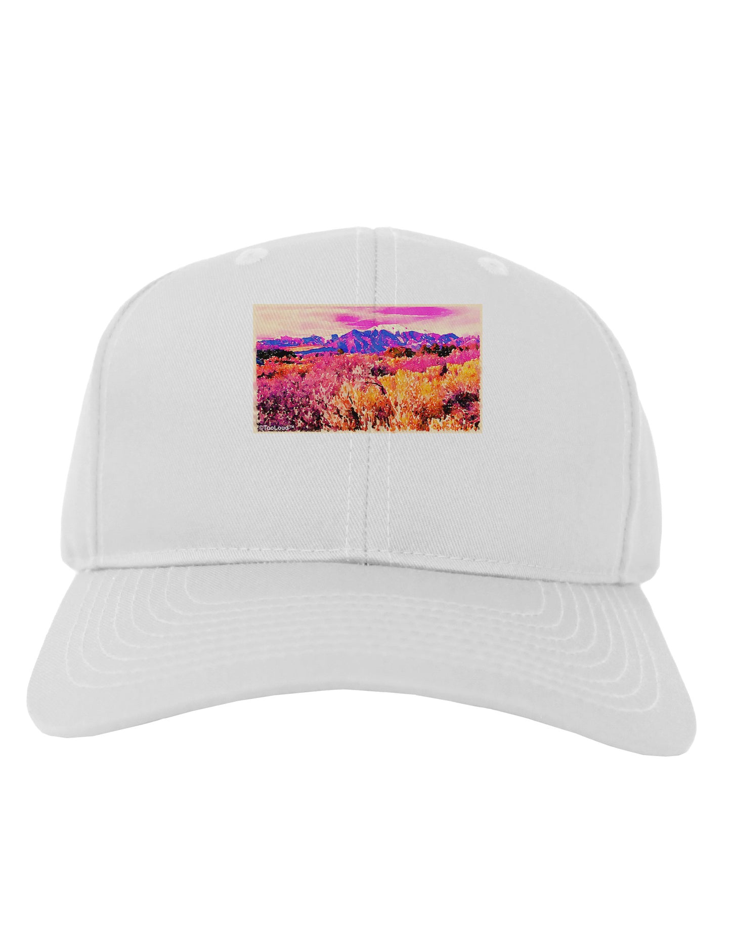 Colorful Colorado Mountains Adult Baseball Cap Hat-Baseball Cap-TooLoud-White-One Size-Davson Sales