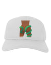 Lady Anaconda Design Dark Adult Baseball Cap Hat