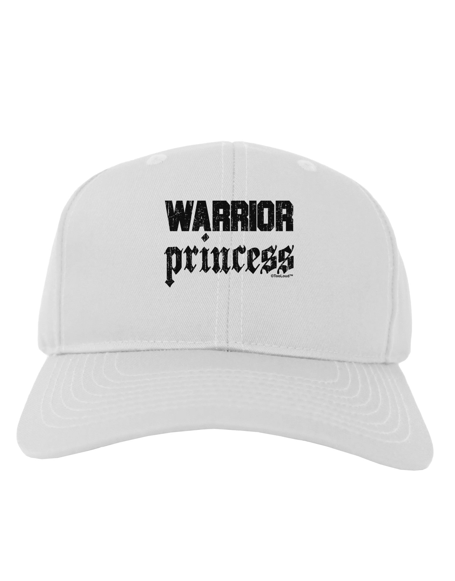 Warrior Princess Script Adult Baseball Cap Hat-Baseball Cap-TooLoud-White-One Size-Davson Sales