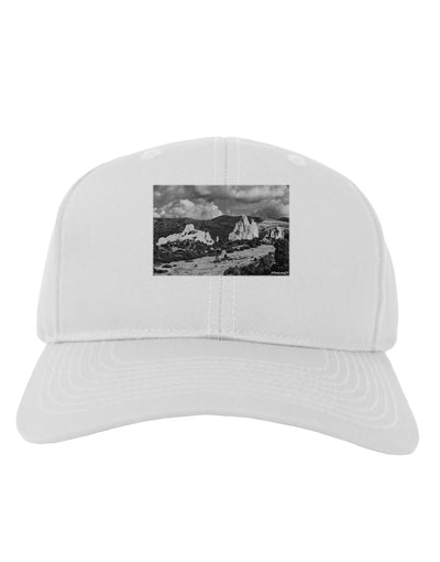 CO Mountain Forest Scene Adult Baseball Cap Hat-Baseball Cap-TooLoud-White-One Size-Davson Sales