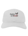 Daddys Lil Monster Adult Baseball Cap Hat-Baseball Cap-TooLoud-White-One Size-Davson Sales