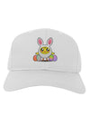 Chick In Bunny Costume Adult Baseball Cap Hat-Baseball Cap-TooLoud-White-One Size-Davson Sales