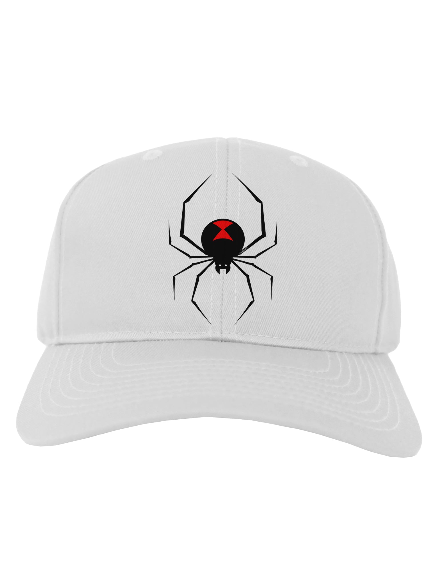 Black Widow Spider Design Adult Baseball Cap Hat-Baseball Cap-TooLoud-White-One Size-Davson Sales