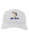 Rainbow Trout Reel Em In Adult Baseball Cap Hat-Baseball Cap-TooLoud-White-One Size-Davson Sales