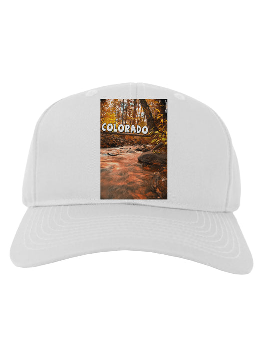 Mt Shavano Colorado Text Adult Baseball Cap Hat-Baseball Cap-TooLoud-White-One Size-Davson Sales