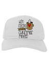 Hot Cocoa and Christmas Movies Adult Baseball Cap Hat-Baseball Cap-TooLoud-White-One-Size-Fits-Most-Davson Sales