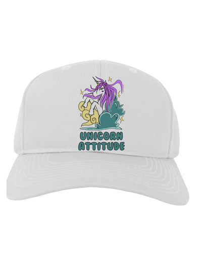 Unicorn Attitude Adult Baseball Cap Hat-Baseball Cap-TooLoud-White-One-Size-Fits-Most-Davson Sales