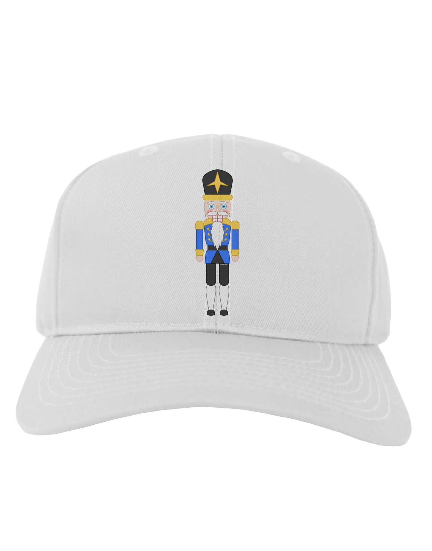 Nutcracker Design - Blue Gold Black Adult Baseball Cap Hat-Baseball Cap-TooLoud-White-One Size-Davson Sales