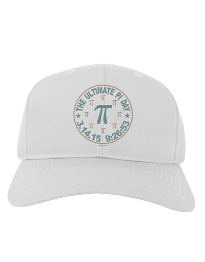 The Ultimate Pi Day Emblem Adult Baseball Cap Hat by TooLoud-Baseball Cap-TooLoud-White-One Size-Davson Sales