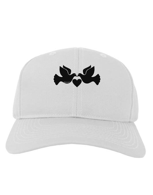Two Turtle Doves Adult Baseball Cap Hat-Baseball Cap-TooLoud-White-One Size-Davson Sales