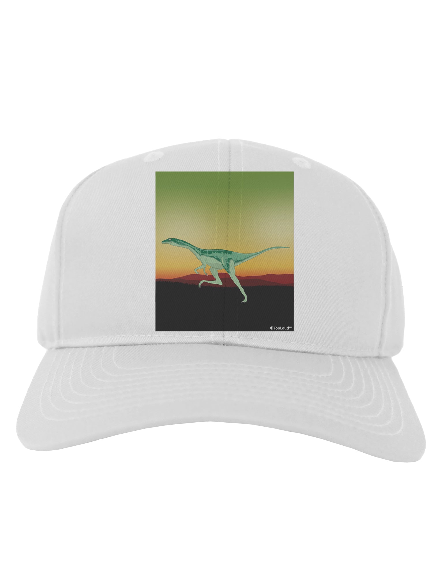 Ornithomimus Velox - Without Name Adult Baseball Cap Hat by TooLoud-Baseball Cap-TooLoud-White-One Size-Davson Sales