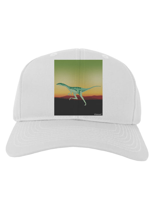 Ornithomimus Velox - Without Name Adult Baseball Cap Hat by TooLoud-Baseball Cap-TooLoud-White-One Size-Davson Sales