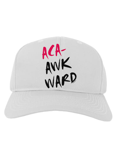 Aca-Awkward Adult Baseball Cap Hat-Baseball Cap-TooLoud-White-One Size-Davson Sales