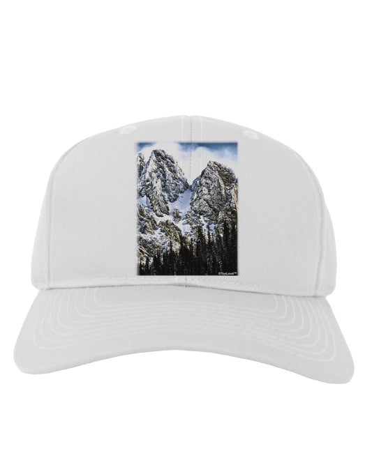 Mountain Landscape 2 Adult Baseball Cap Hat-Baseball Cap-TooLoud-White-One Size-Davson Sales