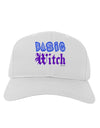 Basic Witch Color Blue Adult Baseball Cap Hat-Baseball Cap-TooLoud-White-One Size-Davson Sales