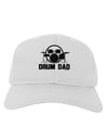 Drum Dad Adult Baseball Cap Hat by TooLoud-Baseball Cap-TooLoud-White-One Size-Davson Sales