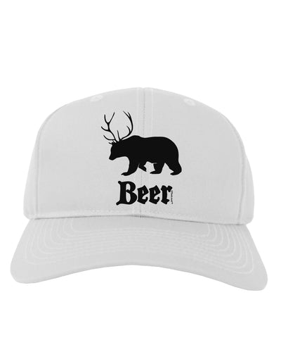 Beer Animal Adult Baseball Cap Hat-Baseball Cap-TooLoud-White-One Size-Davson Sales