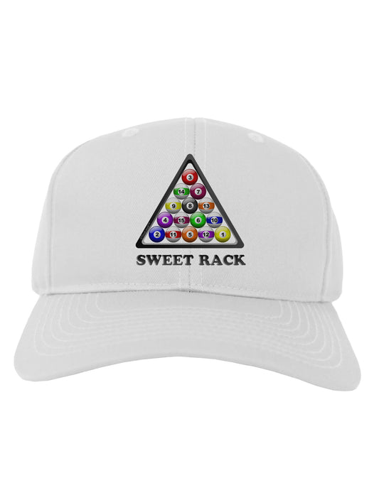 Sweet Rack - Pool Adult Baseball Cap Hat-Baseball Cap-TooLoud-White-One Size-Davson Sales