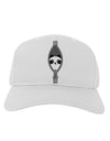 Funny Panda Peeking Out of Zipper Adult Baseball Cap Hat by TooLoud-Baseball Cap-TooLoud-White-One Size-Davson Sales