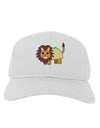 Cute Taco Lion Adult Baseball Cap Hat-Baseball Cap-TooLoud-White-One Size-Davson Sales