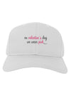 On Valentine's Day We Wear Pink Adult Baseball Cap Hat by TooLoud-Baseball Cap-TooLoud-White-One Size-Davson Sales