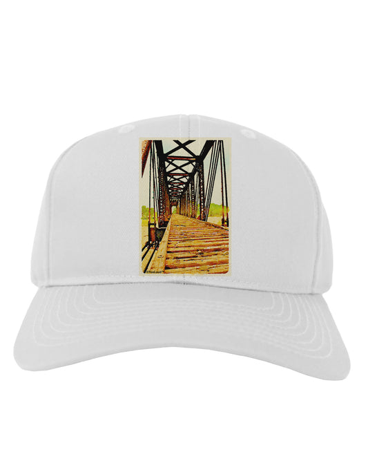 Colorado Bridge Watercolor Adult Baseball Cap Hat-Baseball Cap-TooLoud-White-One Size-Davson Sales