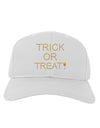 Trick or Treat Candy Corn Halloween Adult Baseball Cap Hat-Baseball Cap-TooLoud-White-One Size-Davson Sales