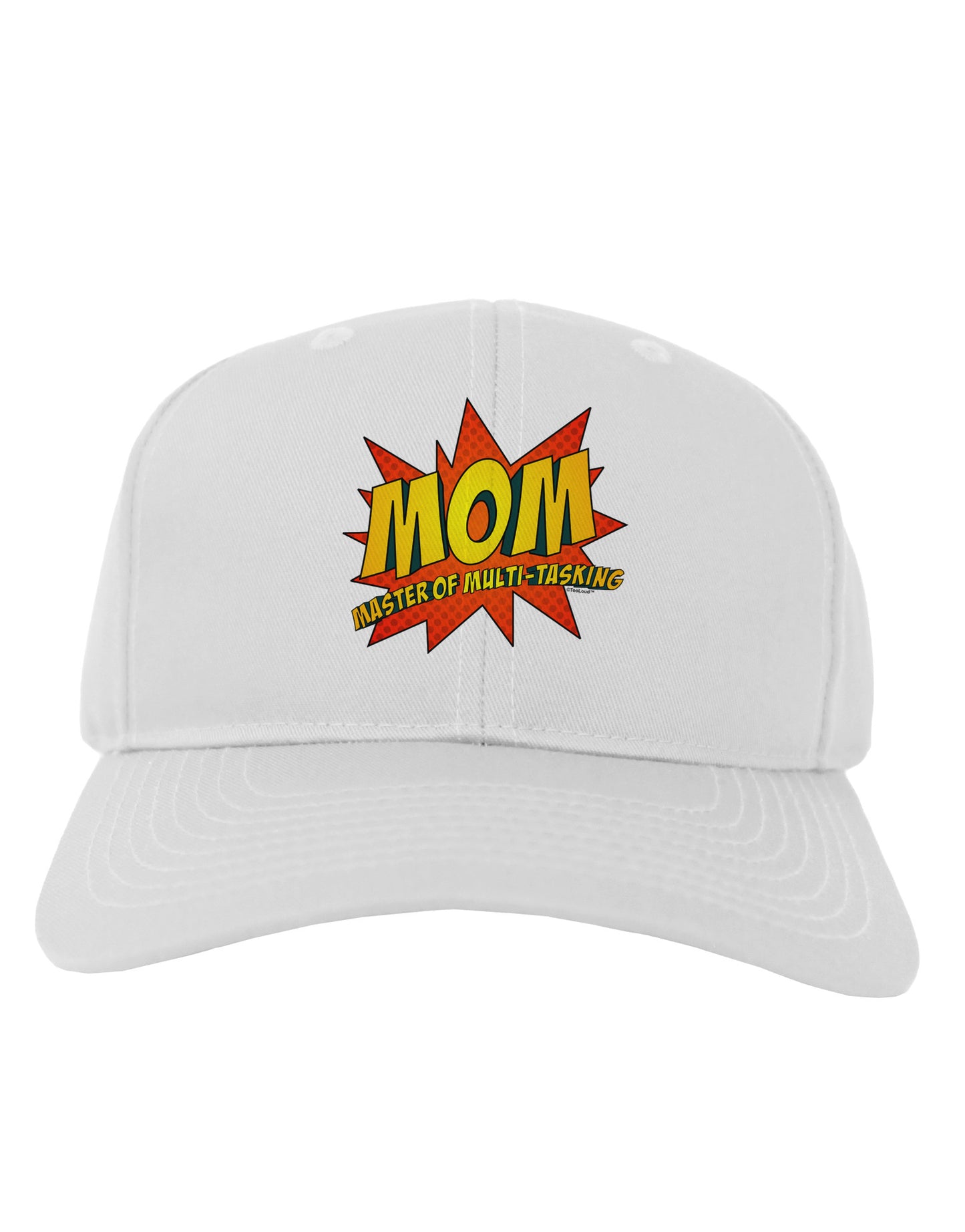 Mom Master Of Multi-tasking Adult Baseball Cap Hat-Baseball Cap-TooLoud-White-One Size-Davson Sales