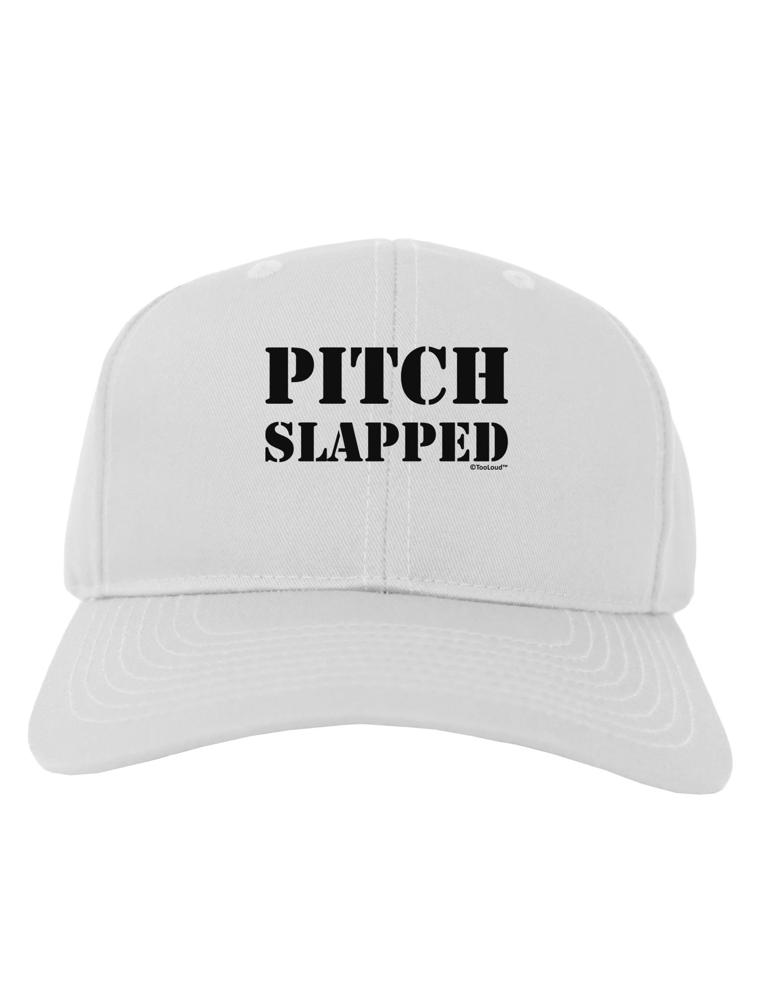 Pitch Slapped Adult Baseball Cap Hat-Baseball Cap-TooLoud-White-One Size-Davson Sales
