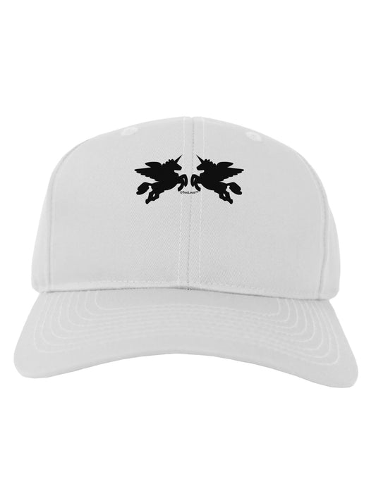 Unicorn Pegasus Design Adult Baseball Cap Hat by TooLoud-Baseball Cap-TooLoud-White-One Size-Davson Sales