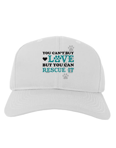 Can't Buy Love Rescue It Adult Baseball Cap Hat-Baseball Cap-TooLoud-White-One Size-Davson Sales