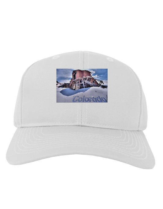 Victor Mines Colorado Text Adult Baseball Cap Hat-Baseball Cap-TooLoud-White-One Size-Davson Sales