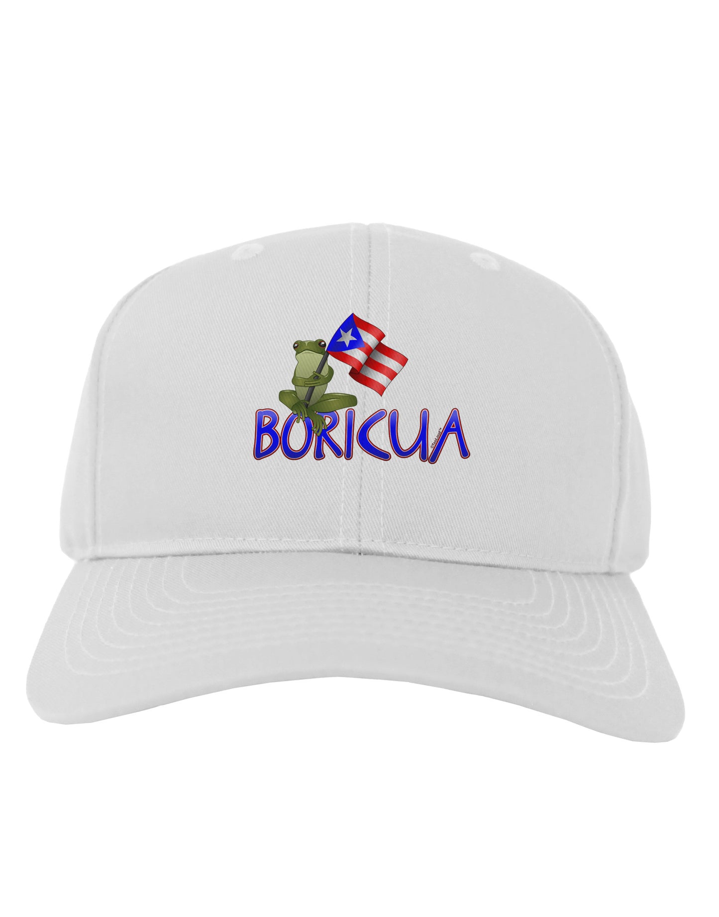 Coqui Boricua Adult Baseball Cap Hat-Baseball Cap-TooLoud-White-One Size-Davson Sales