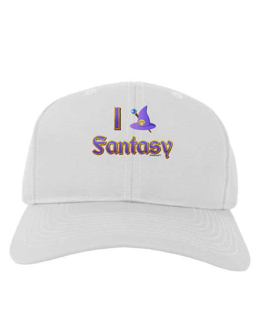 I Love Fantasy Adult Baseball Cap Hat-Baseball Cap-TooLoud-White-One Size-Davson Sales
