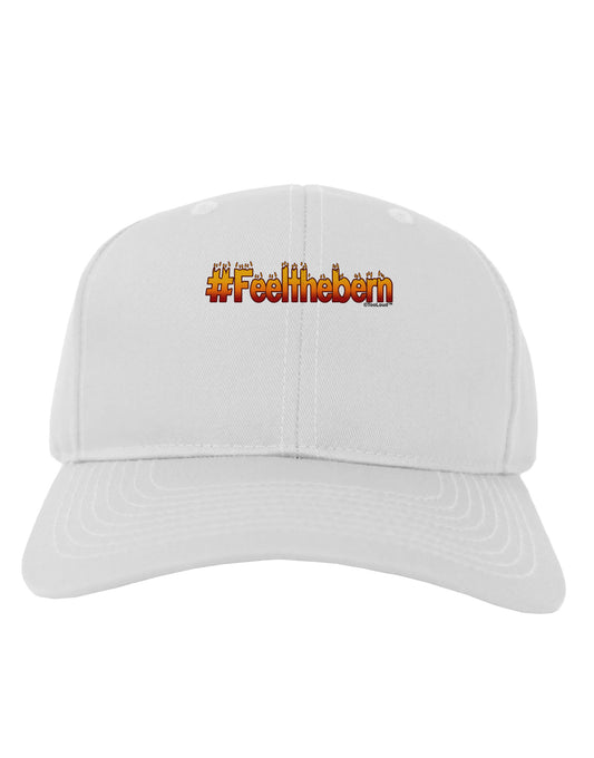 Hashtag Feelthebern Adult Baseball Cap Hat-Baseball Cap-TooLoud-White-One Size-Davson Sales