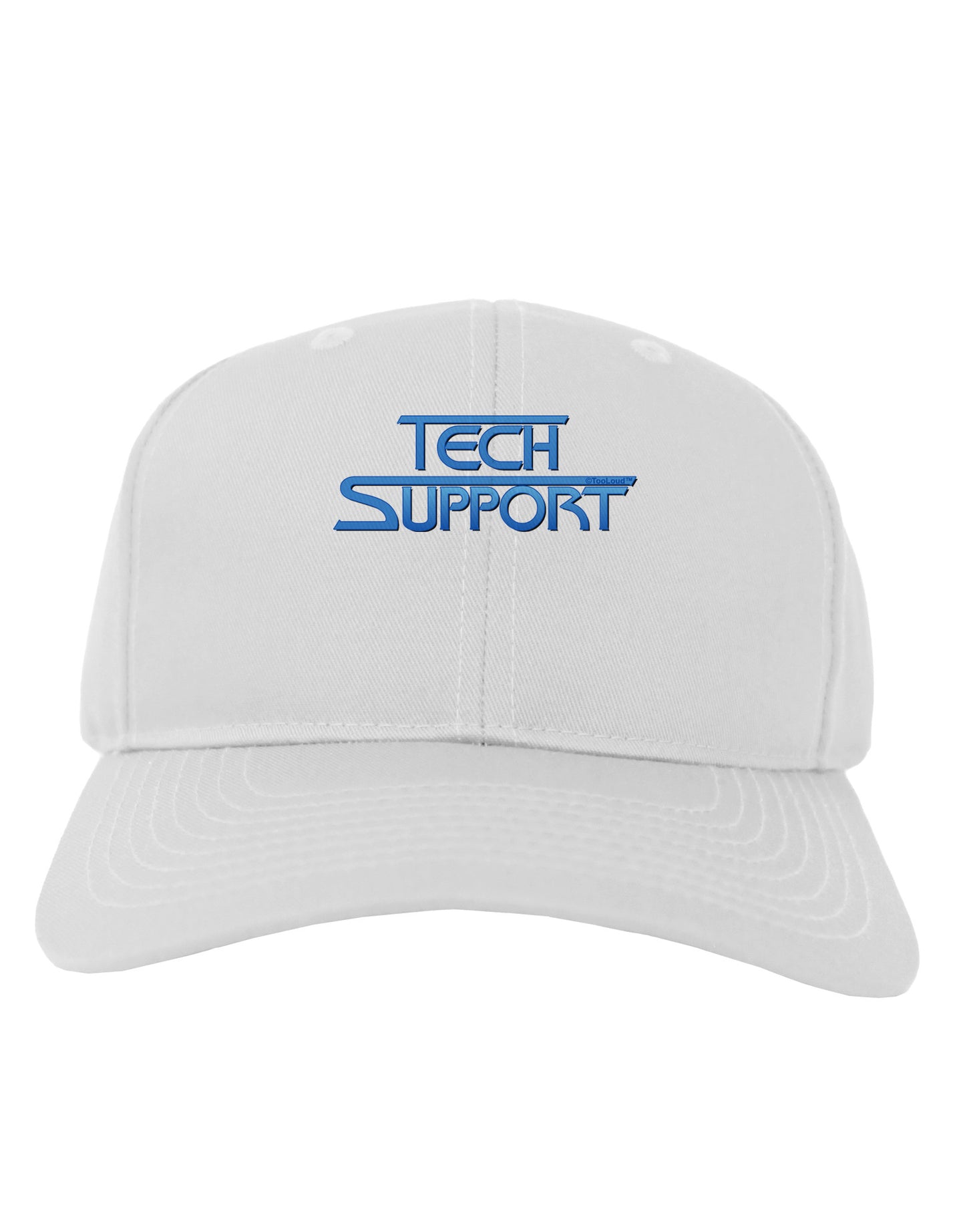 Tech Support Logo Adult Baseball Cap Hat-Baseball Cap-TooLoud-White-One Size-Davson Sales