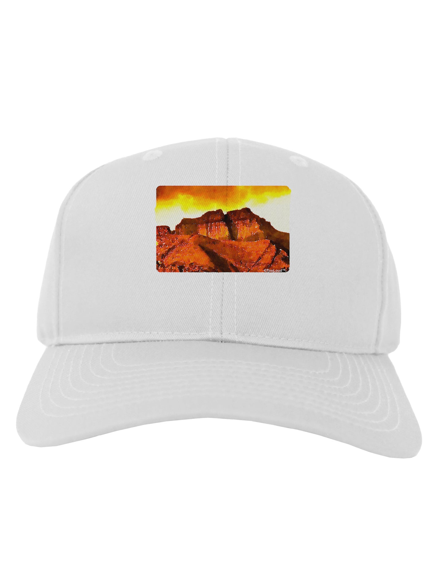 San Juan Mountain Range CO Adult Baseball Cap Hat-Baseball Cap-TooLoud-White-One Size-Davson Sales