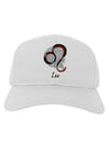 Leo Symbol Adult Baseball Cap Hat-Baseball Cap-TooLoud-White-One Size-Davson Sales