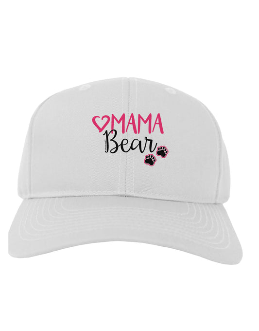 Mama Bear Paws Adult Baseball Cap Hat-Baseball Cap-TooLoud-White-One Size-Davson Sales