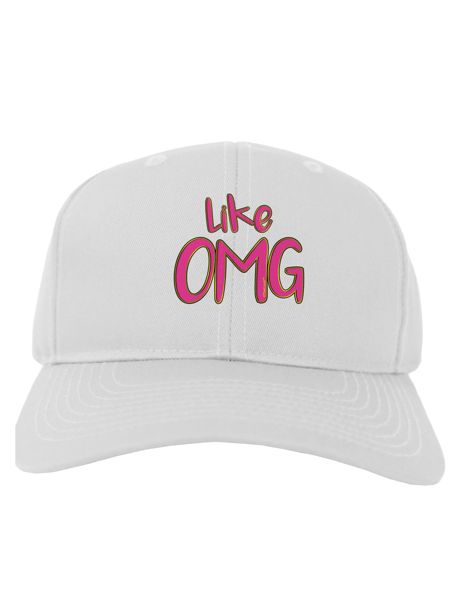 Like OMG Adult Baseball Cap Hat by TooLoud-Baseball Cap-TooLoud-White-One Size-Davson Sales