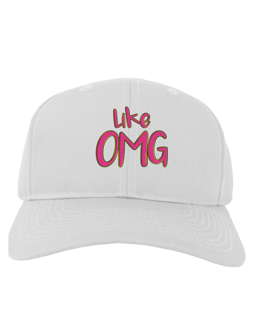Like OMG Adult Baseball Cap Hat by TooLoud-Baseball Cap-TooLoud-White-One Size-Davson Sales