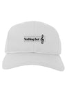 Nothing But Treble Music Pun Adult Baseball Cap Hat by TooLoud