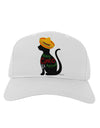 Happy Cinco de Meow - Cinco de Mayo Cat Adult Baseball Cap Hat by TooLoud-Baseball Cap-TooLoud-White-One Size-Davson Sales