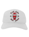 Red Cup Drink Coffee Hail Satan Adult Baseball Cap Hat by-Baseball Cap-TooLoud-White-One Size-Davson Sales