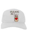 Eggnog Me Adult Baseball Cap Hat-Baseball Cap-TooLoud-White-One-Size-Fits-Most-Davson Sales