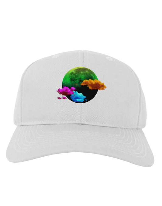 Moon Dream Hallucination Adult Baseball Cap Hat-Baseball Cap-TooLoud-White-One Size-Davson Sales