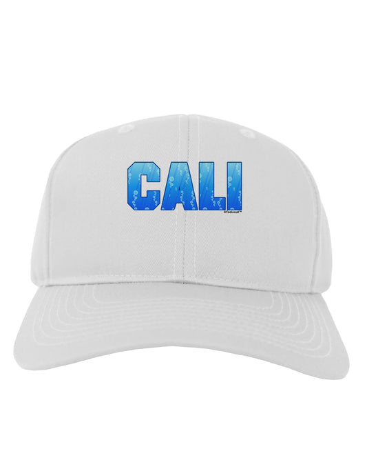 Cali Ocean Bubbles Adult Baseball Cap Hat by TooLoud-Baseball Cap-TooLoud-White-One Size-Davson Sales