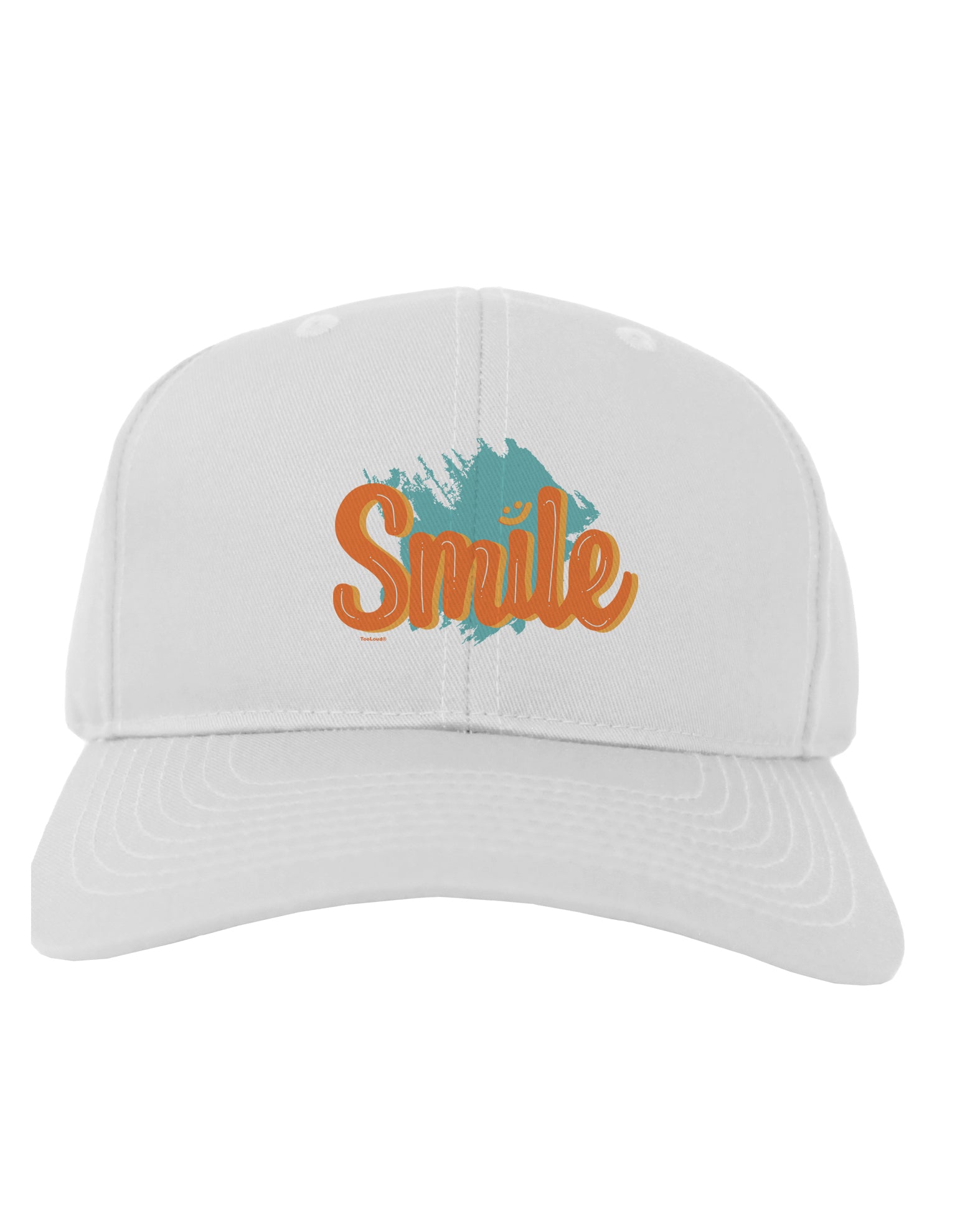 Smile Adult Baseball Cap Hat-Baseball Cap-TooLoud-White-One-Size-Fits-Most-Davson Sales